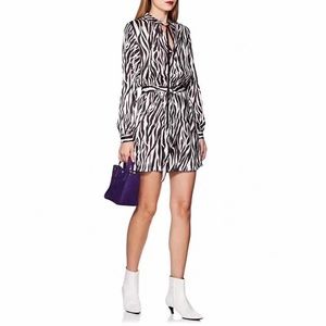Robert Rodriguez zebra print dress - S